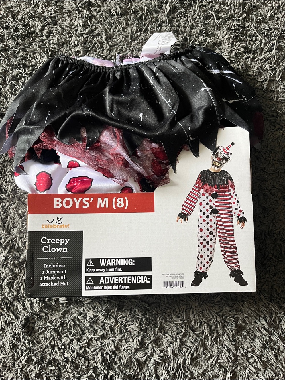 Halloween costume size 8 year
